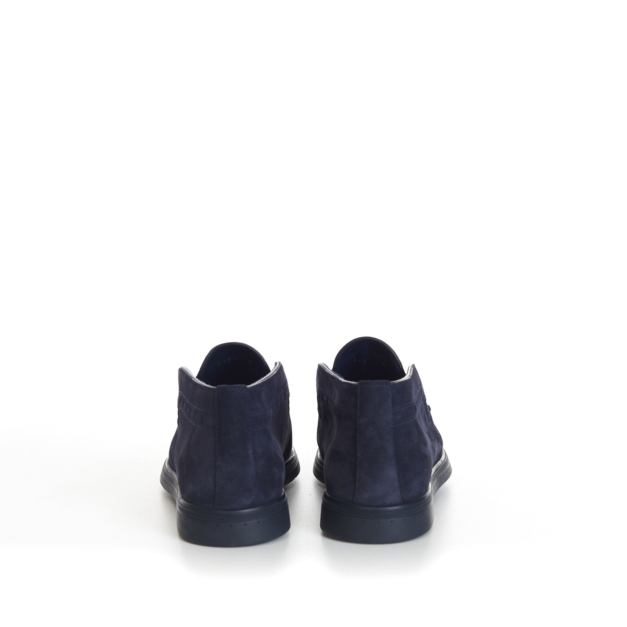 Stefano Ricci Blue Ankle Suede Loafers With Rubber Soles Size US 9 / EU 42 - 6 Thumbnail