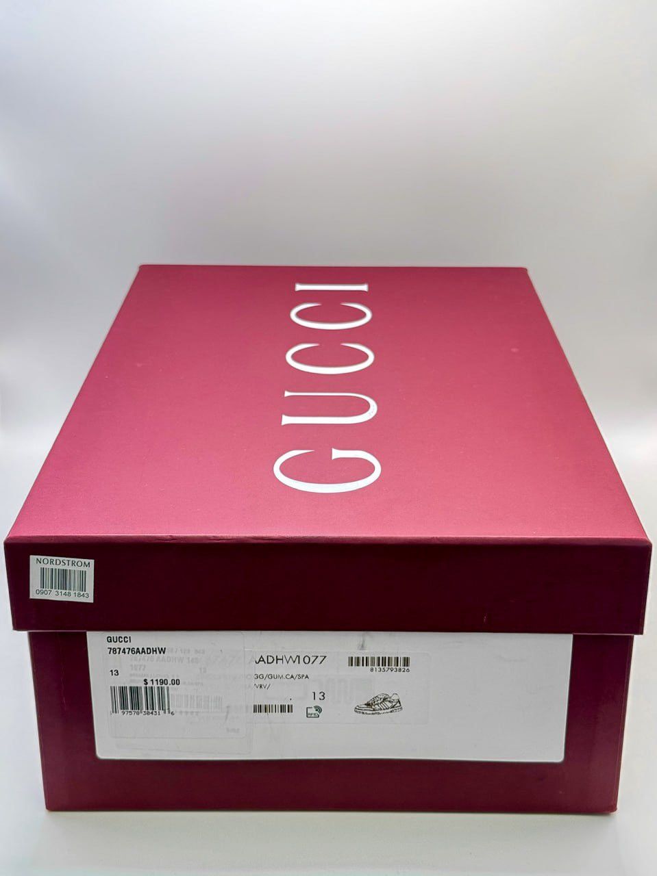 Gucci Gucci Re-Web GG Supreme Monogram Black Luxury Sneakers Size US 13 / EU 46 - 24 Thumbnail