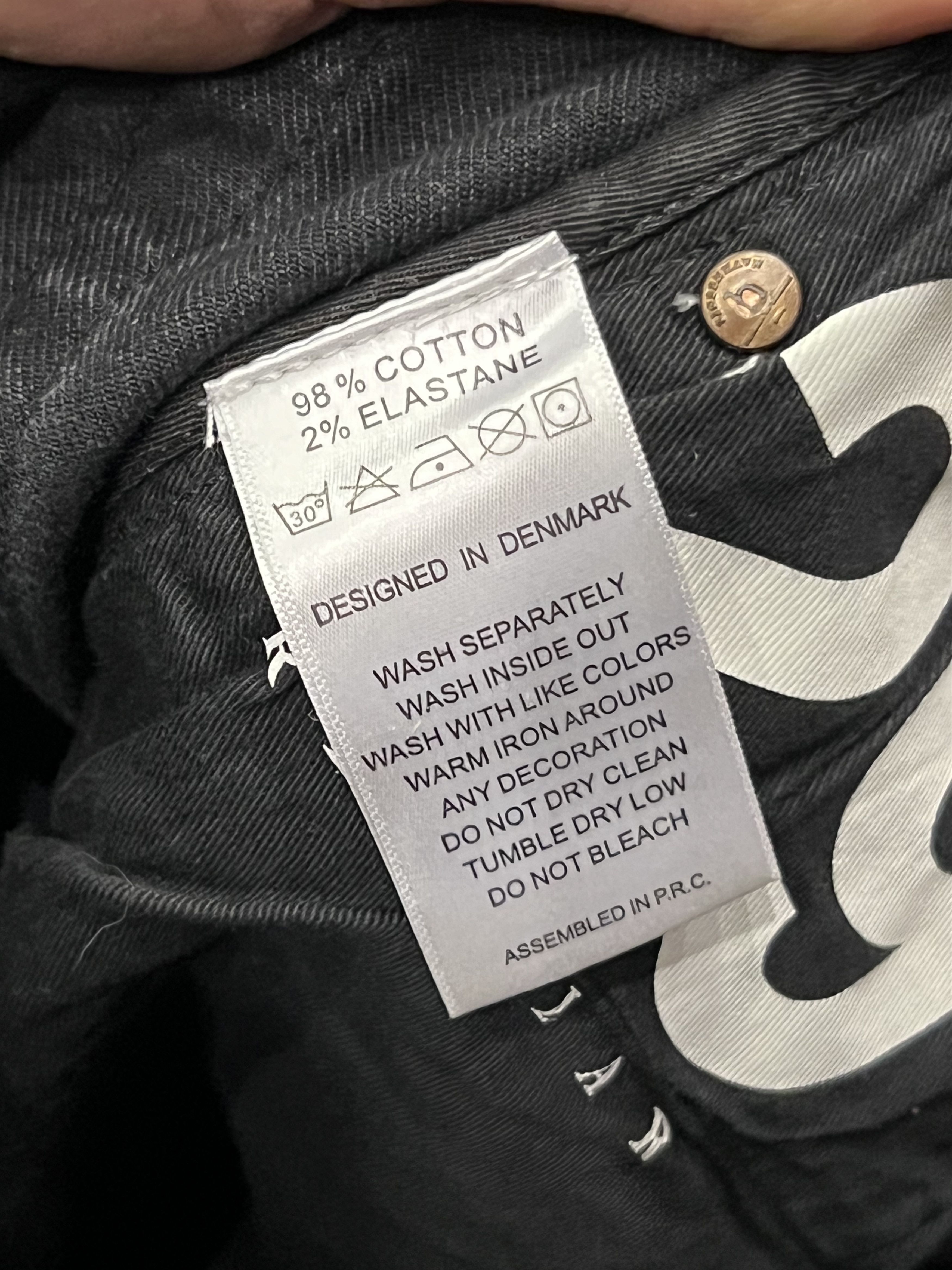 Han Kjobenhavn Han Kjobenhavn black Japanese Selvedge denim Size US 29 - 10 Thumbnail
