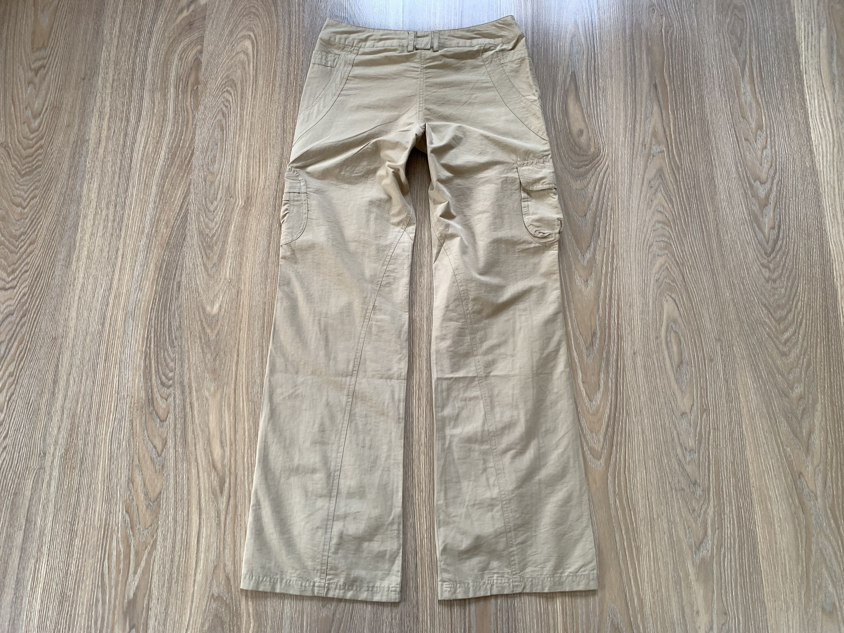 Pull & Bear Pull&Bear Women's Beige Linen Joggers Sweatpants Size 26" / US 2 / IT 38 - 3 Thumbnail