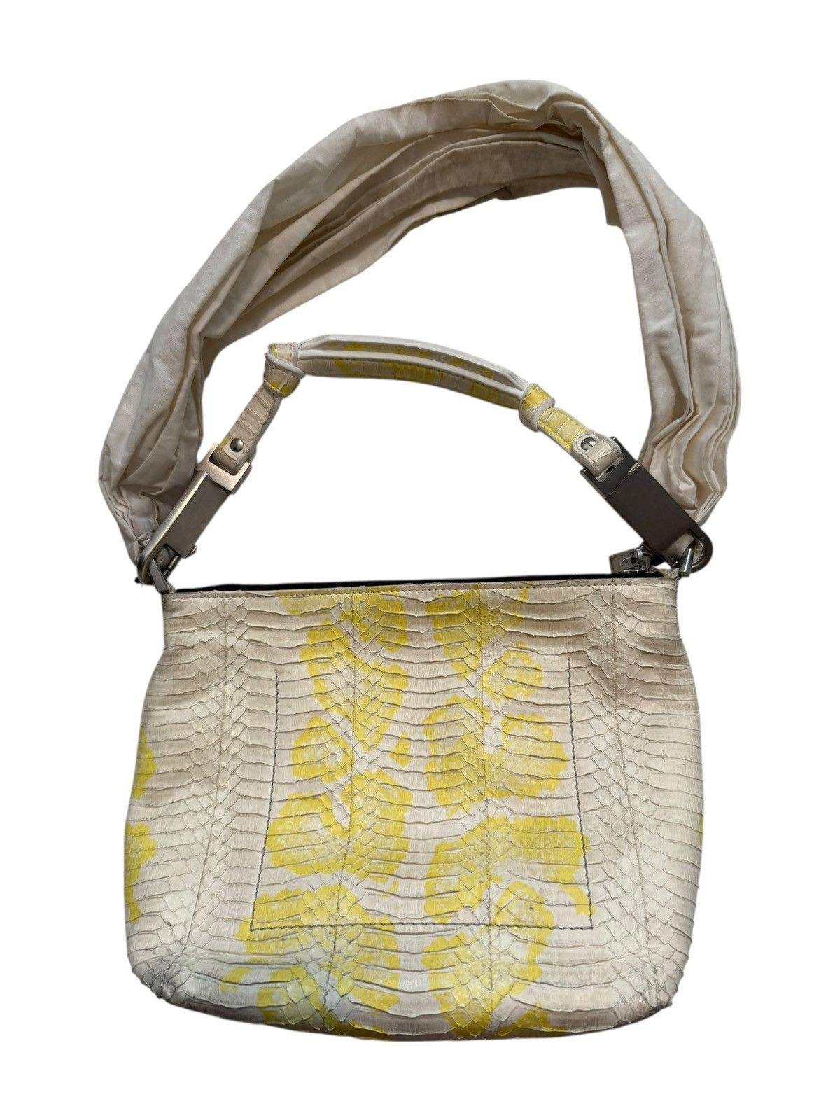 Rick Owens Performa Yellow Acid Python Snakeskin Bag Size ONE SIZE - 2 Thumbnail