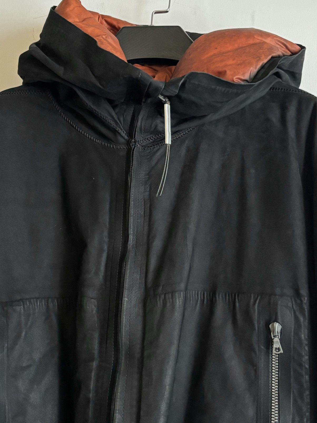 Isaac Sellam Experience Isaac Sellam | Tailored Leather Puffer Jacket Size US L / EU 52-54 / 3 - 3 Thumbnail