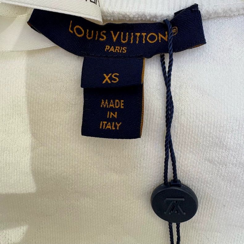 Louis Vuitton Louis Vuitton White dark stripe logo shoulder zipper sweat Size US XS / EU 42 / 0 - 7 Thumbnail