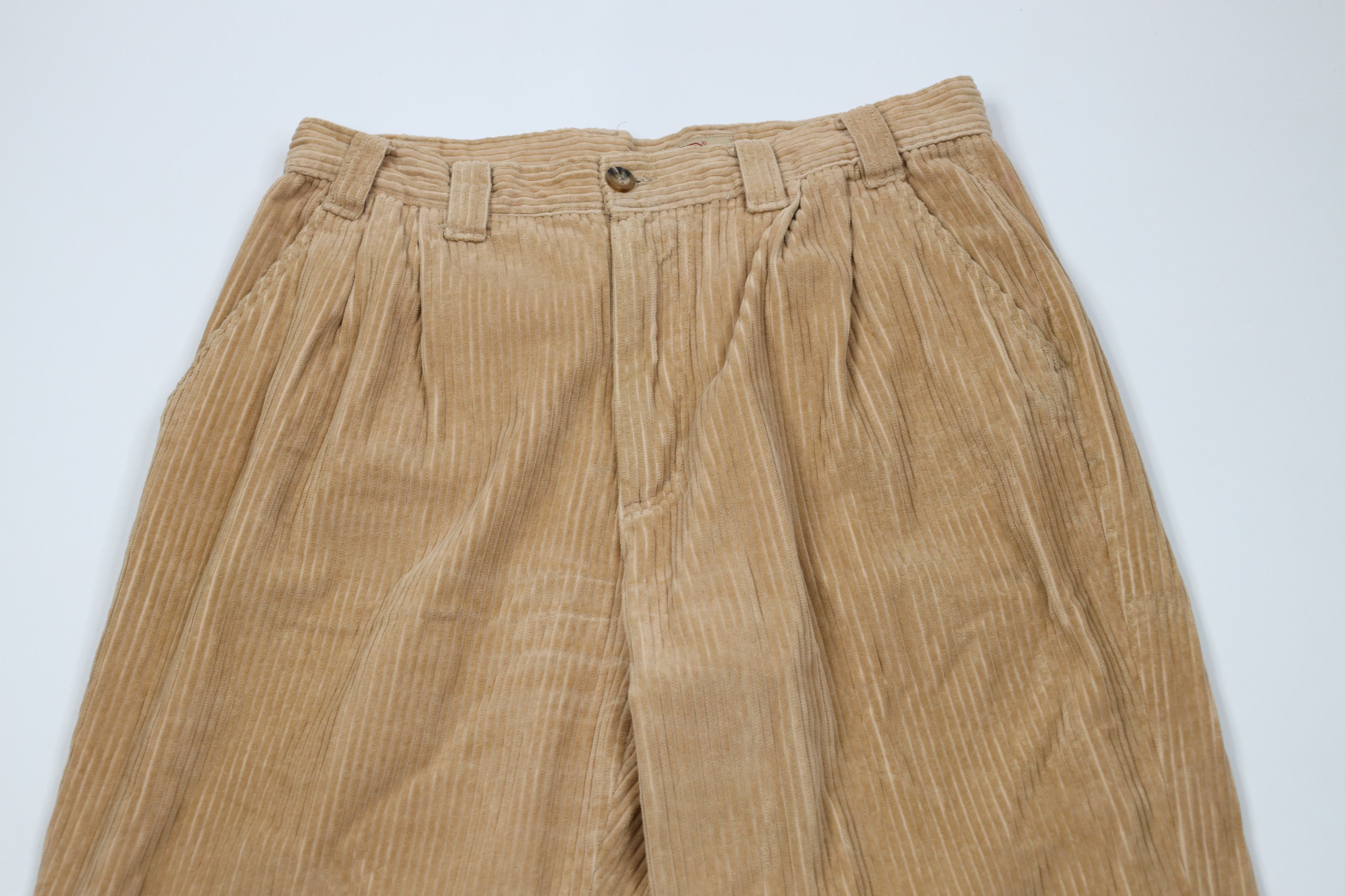 Vintage Vintage 90s Y2K Streetwear Fit Wide Leg Corduroy Chino Pants Size US 30 / EU 46 - 2 Thumbnail
