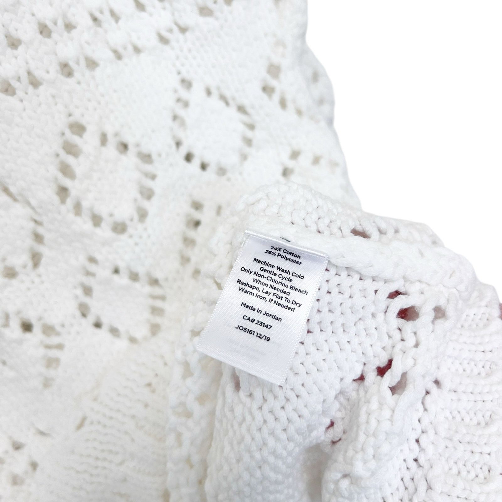 Other Talbots White Open Knit Sweater Sz S Size S / US 4 / IT 40 - 3 Thumbnail