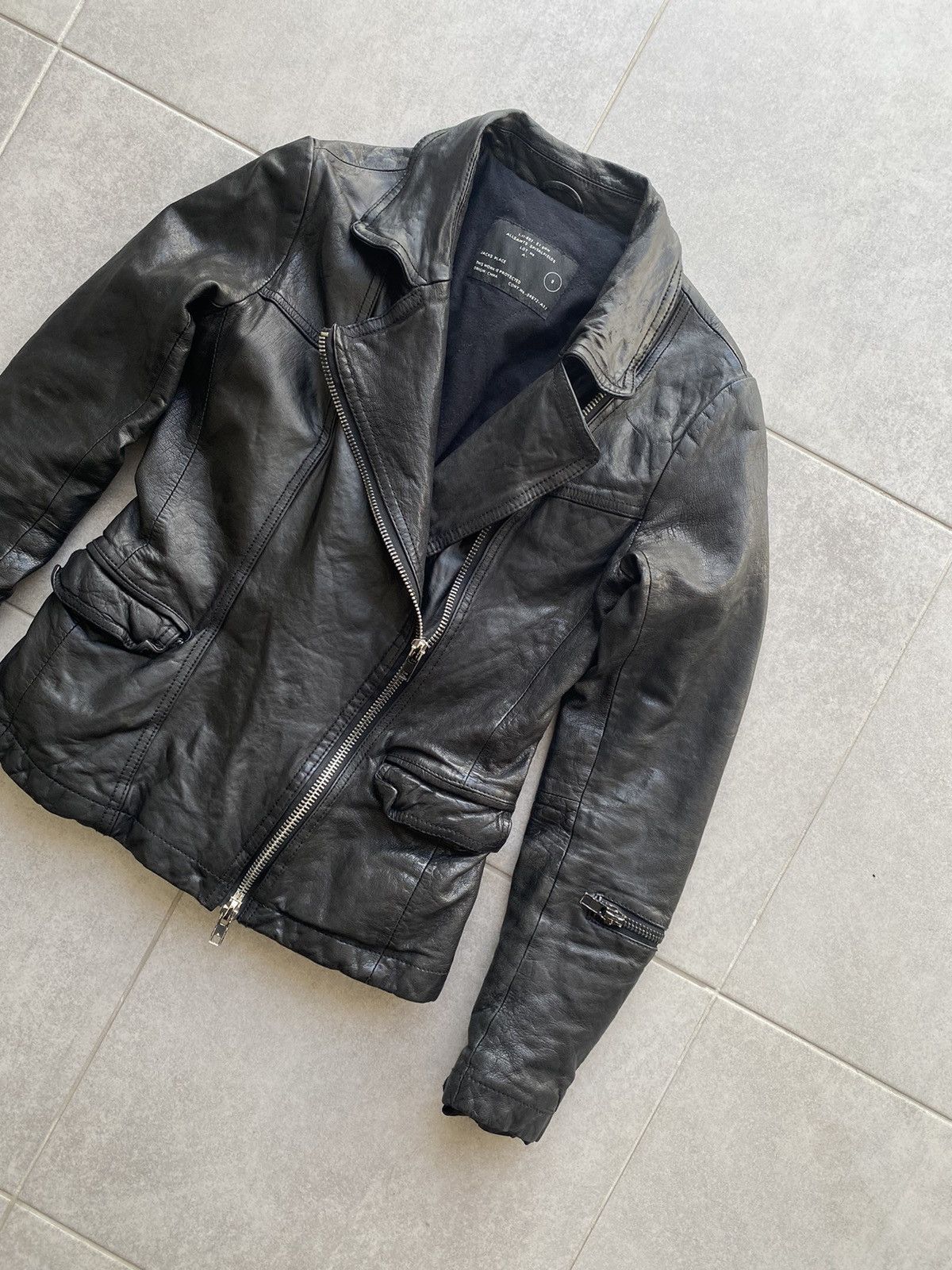 Allsaints Allsaints Leather Jacket Size S / US 4 / IT 40 - 3 Thumbnail