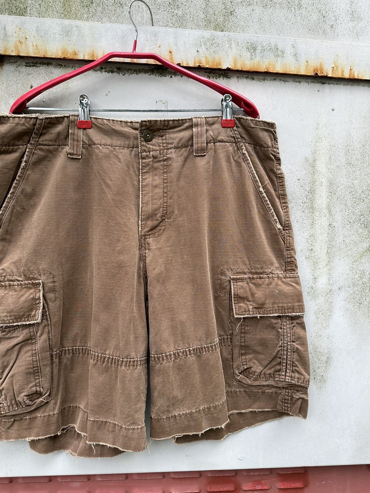 Vintage 👹Vintage THRASHED Mossimo Brown Shorts Size US 36 / EU 52 - 6 Thumbnail