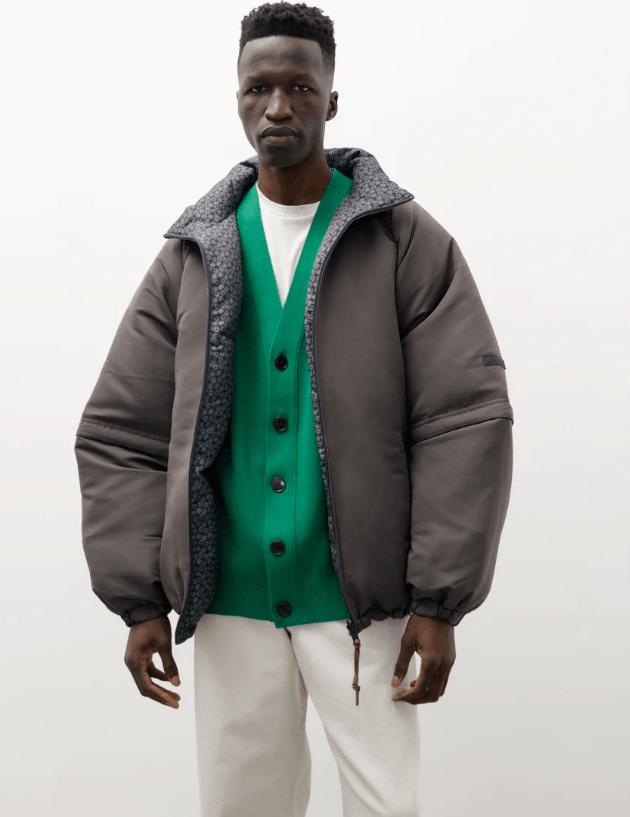 BNWT AW23 ACNE STUDIOS REVERSIBLE DETACHABLE DOWN JACKET 52