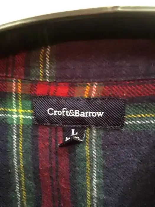 Vintage Croft&Barrow Plaid Tartan Flannel Shirt 👕 Size US L / EU 52-54 / 3 - 3 Thumbnail