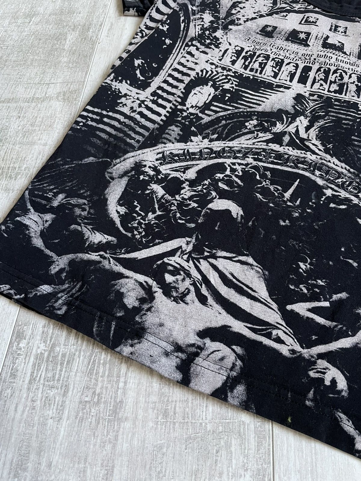 Japanese Brand × Vintage × semanticdesign VTG Semantic Design Over Printed T-Shirt Archive VERY RARE Size M / US 6-8 / IT 42-44 - 5 Thumbnail