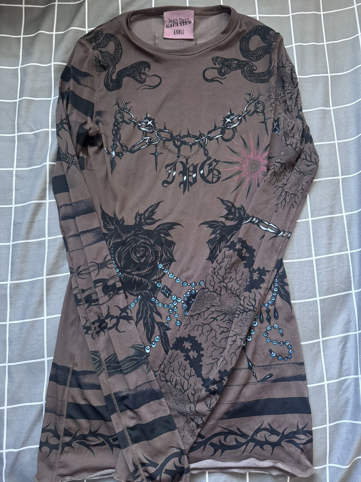 Jean Paul Gaultier Jean Paul Gaultier KNWLS Tattoo Longsleeve Size US XS / EU 42 / 0 - 2 Thumbnail