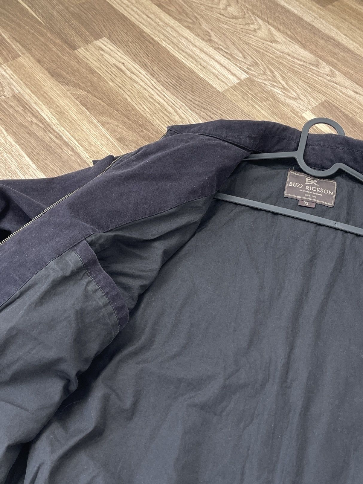 Buzz Rickson's Buzz Rickson Men’s Cotton Navy Bomber Jacket Size XL Size XL / US 12-14 / IT 48-50 - 12 Thumbnail