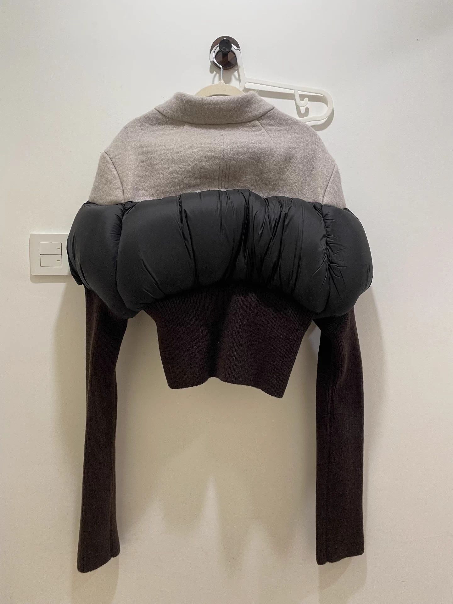 Rick Owens Rick Owens Bouchon runway cashmere and down-filled jacket Size L / US 10 / IT 46 - 2 Thumbnail