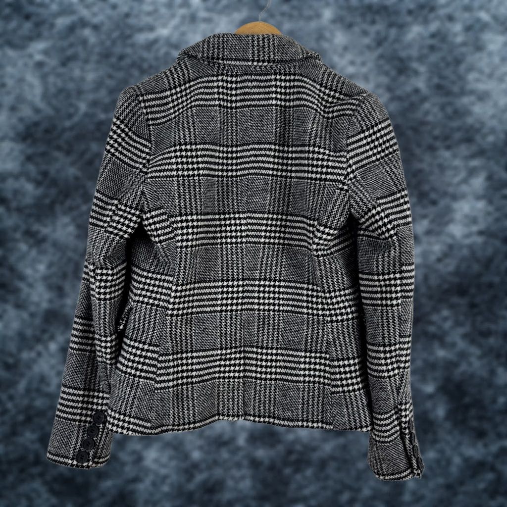 7 For All Mankind 7 For All Mankind Women's Plaid Blazer Jacket S Preppy Wool Size S / US 4 / IT 40 - 1 Thumbnail
