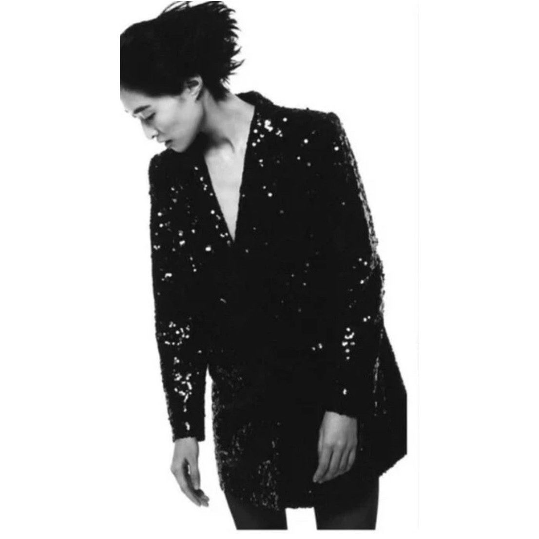 Zara ZARA - SEQUIN BLAZER / size Large Size L / US 10 / IT 46 - 1 Thumbnail
