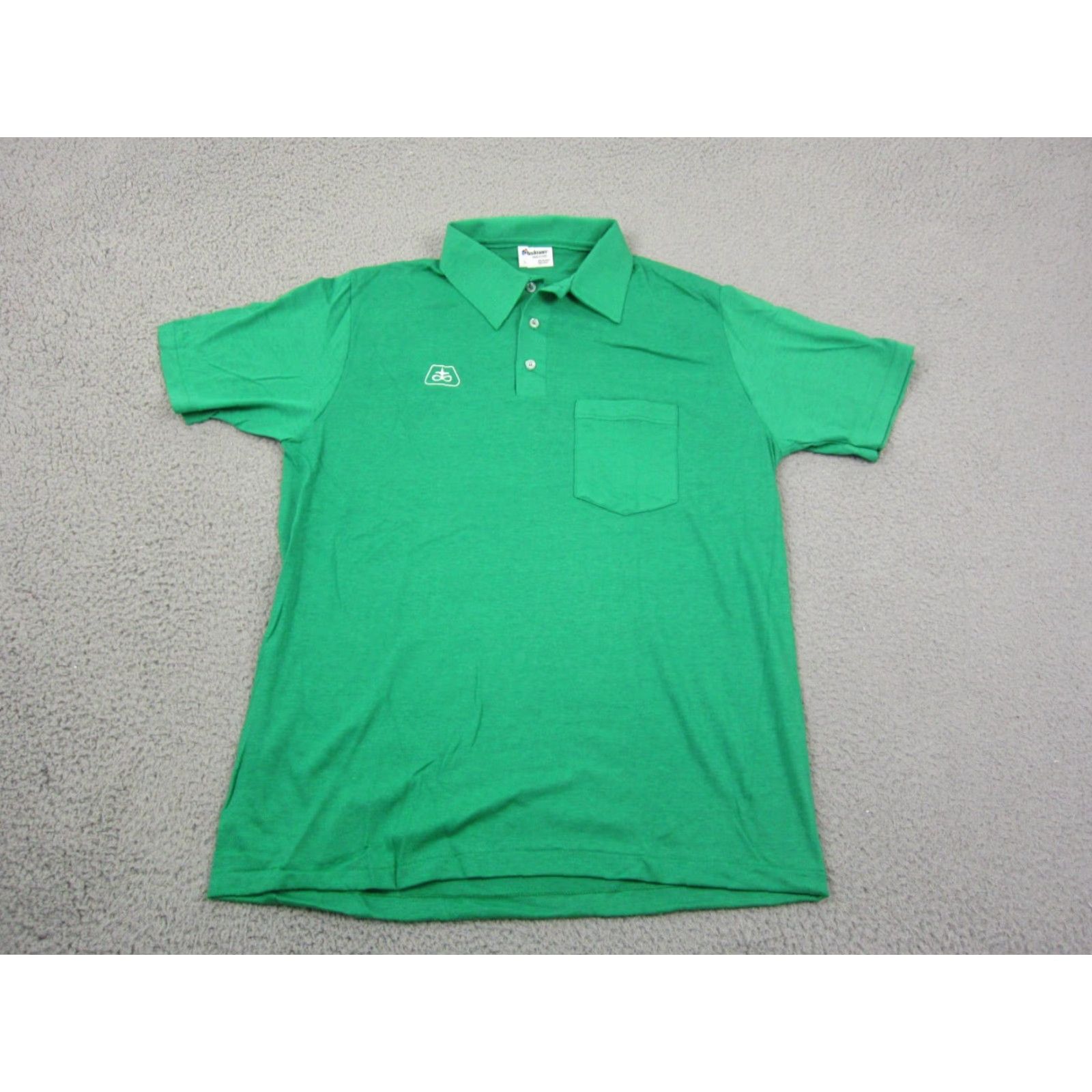 Vintage VINTAGE Stedman Polo Shirt Mens L Green 70s 80s Made in USA Pioneer Size US L / EU 52-54 / 3 - 2 Thumbnail