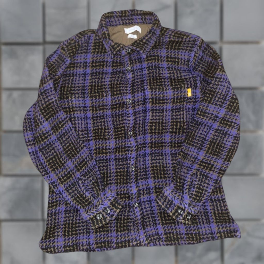 Urban Outfitters Urban Outfitters Jacket Plaid Knit Purple M Unisex Adults Varsity Streetwear Double Pocket Pocketed Button Front 21x26 Short Description: None Size US M / EU 48-50 / 2 - 1 Thumbnail