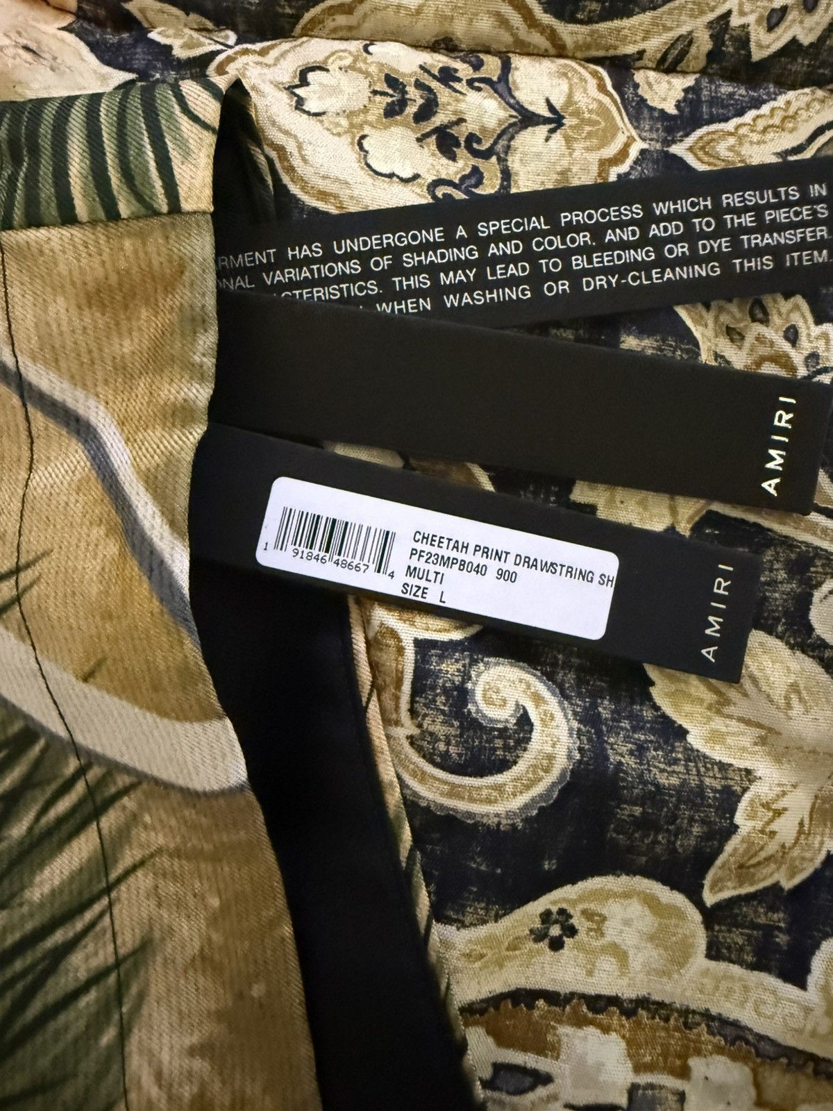 Amiri Amiri Cheetah Print Drawing Shorts NEW w/ Tags Size US 36 / EU 52 - 4 Thumbnail