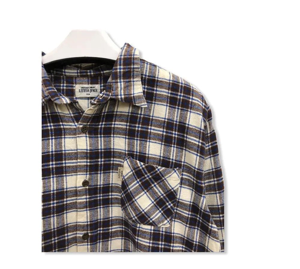 Flannel × Vintage Vintage Little Joke Flannel Shirt 👕 Size US S / EU 44-46 / 1 - 2 Thumbnail