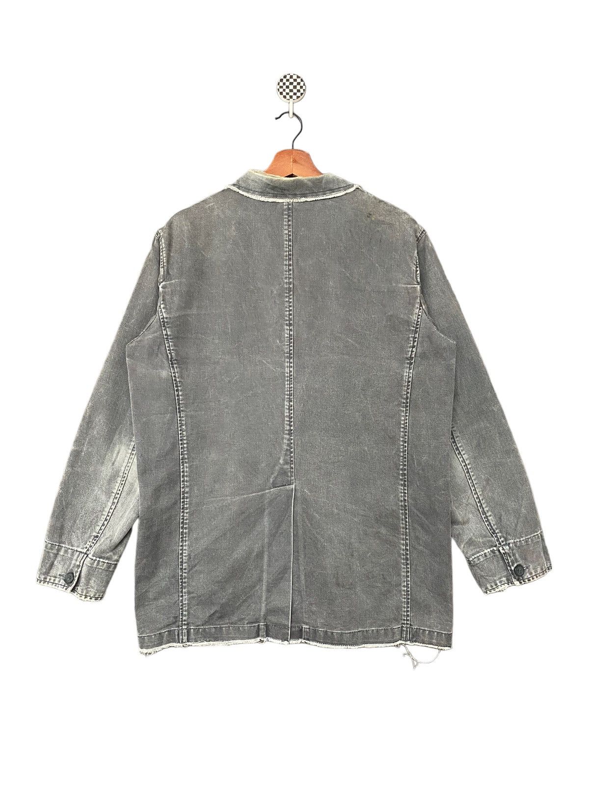 Japanese Brand × Vintage Vintage Japanese Brand Nylaus Sun Faded Chore Jacket 1990s Size US L / EU 52-54 / 3 - 2 Thumbnail
