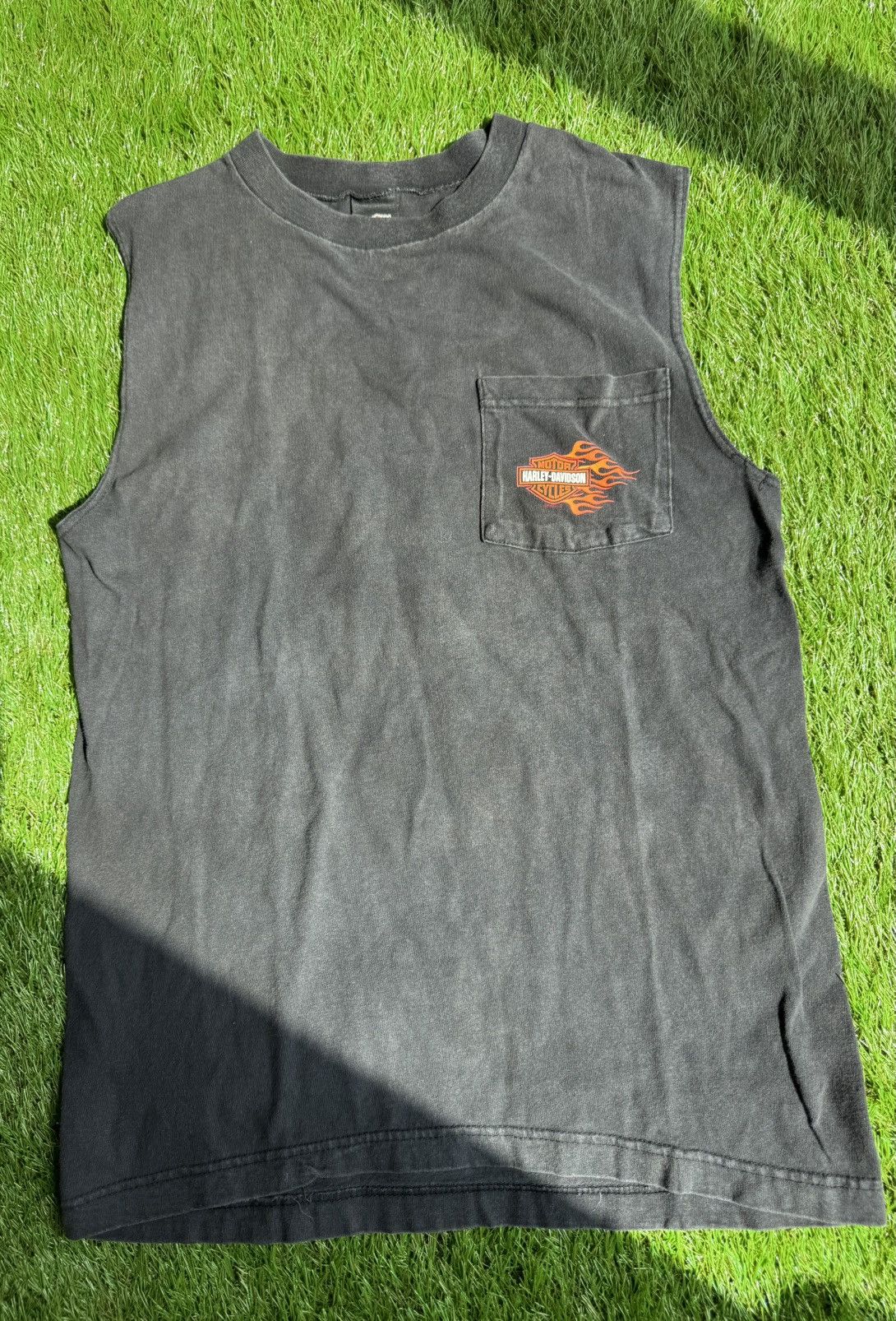 Harley Davidson Vintage Sleeveless Harley Davidson Shirt Size US M / EU 48-50 / 2 - 1 Thumbnail