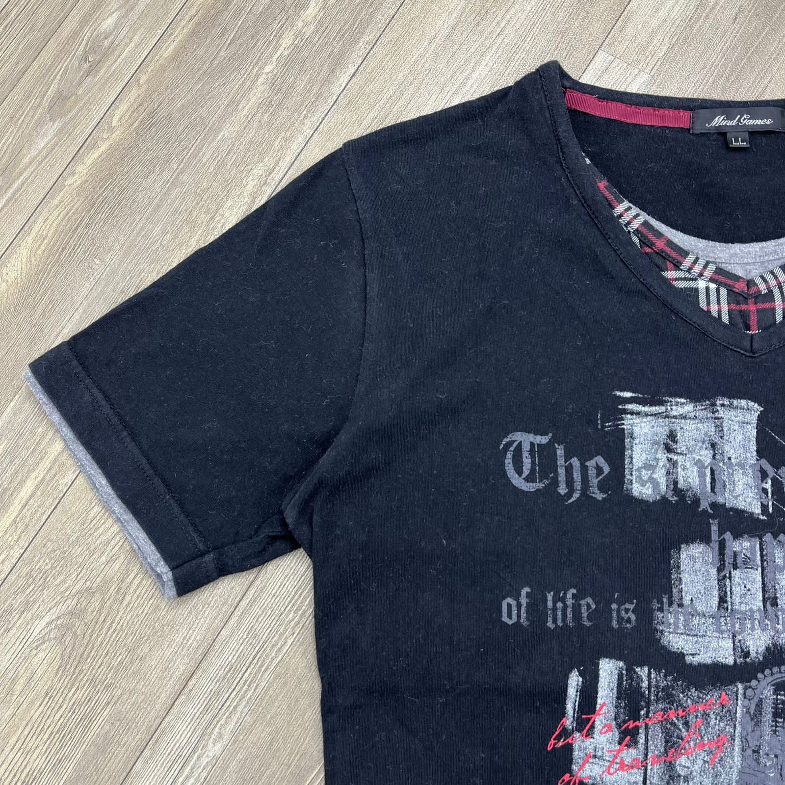 If Six Was Nine × Japanese Brand × Le Grande Bleu (L.G.B.) Mind Games Poem Tshirt Size US M / EU 48-50 / 2 - 5 Thumbnail