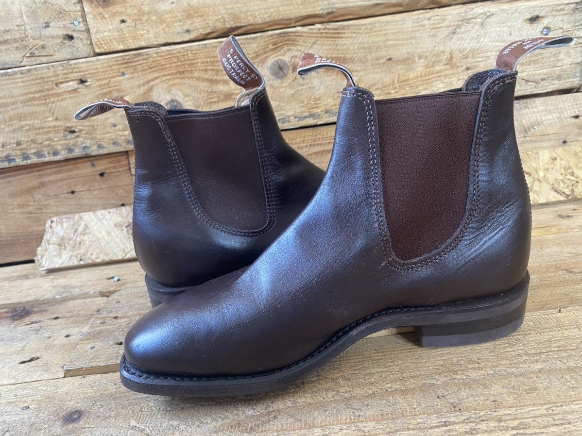 R.M. Williams Rm williams comfort craftman brown chelsea boots sz uk5, 38 Size US 6 / EU 39 - 14 Thumbnail