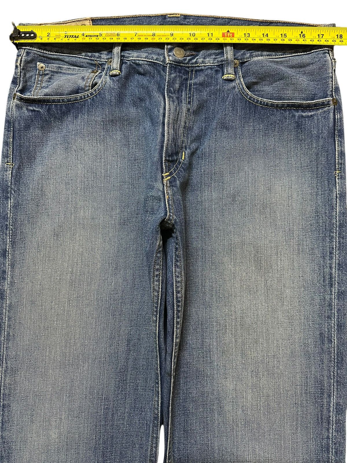 Polo Ralph Lauren Vintage Polo Ralph Lauren Blue Faded Wash Style Baggy Jeans Size US 34 / EU 50 - 13 Thumbnail