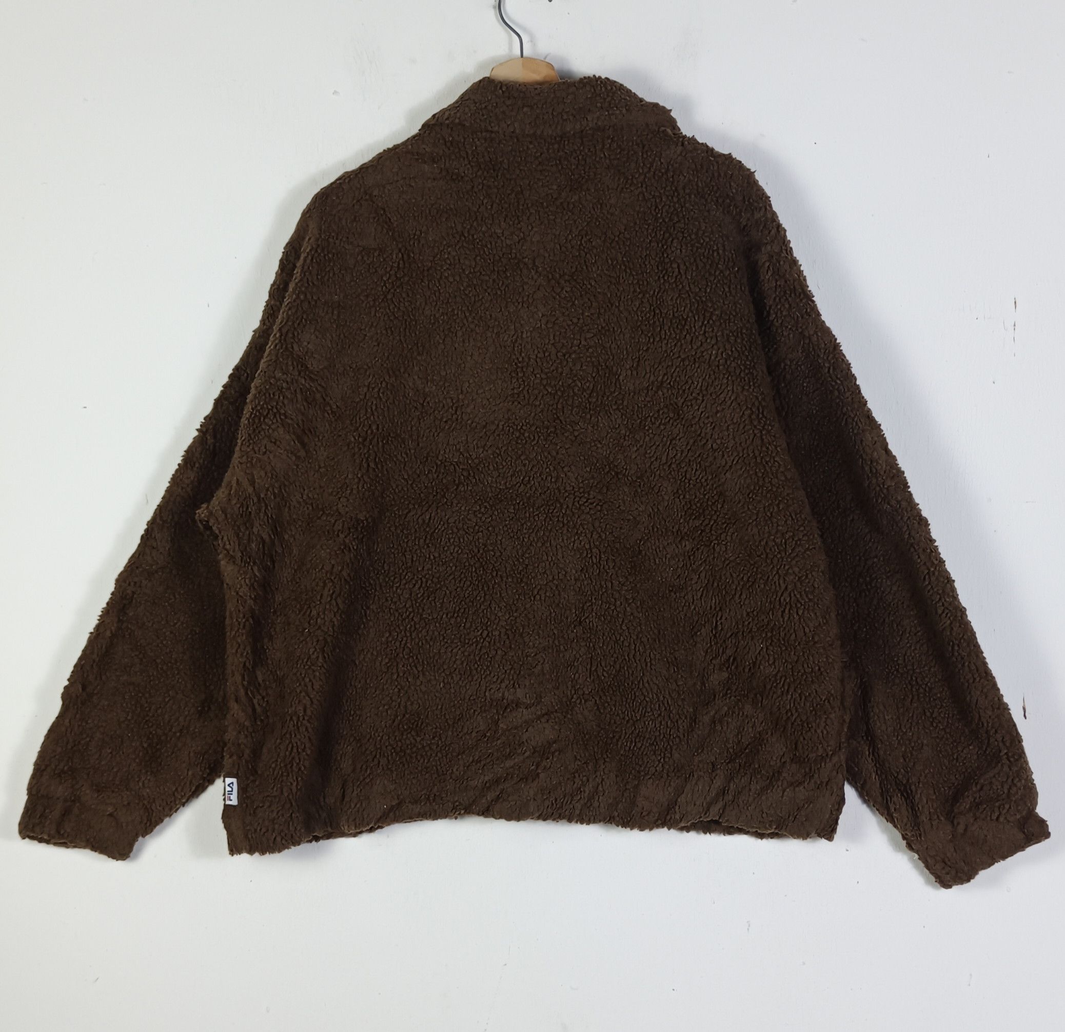 Fila Fila Sherpa Button Up Spell Out Size XL / US 12-14 / IT 48-50 - 5 Thumbnail