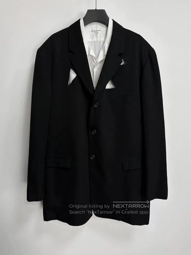 Yohji Yamamoto Yohji Yamamoto 92SS Laser Cut Jacket. Size US S / EU 44-46 / 1 - 1 Thumbnail