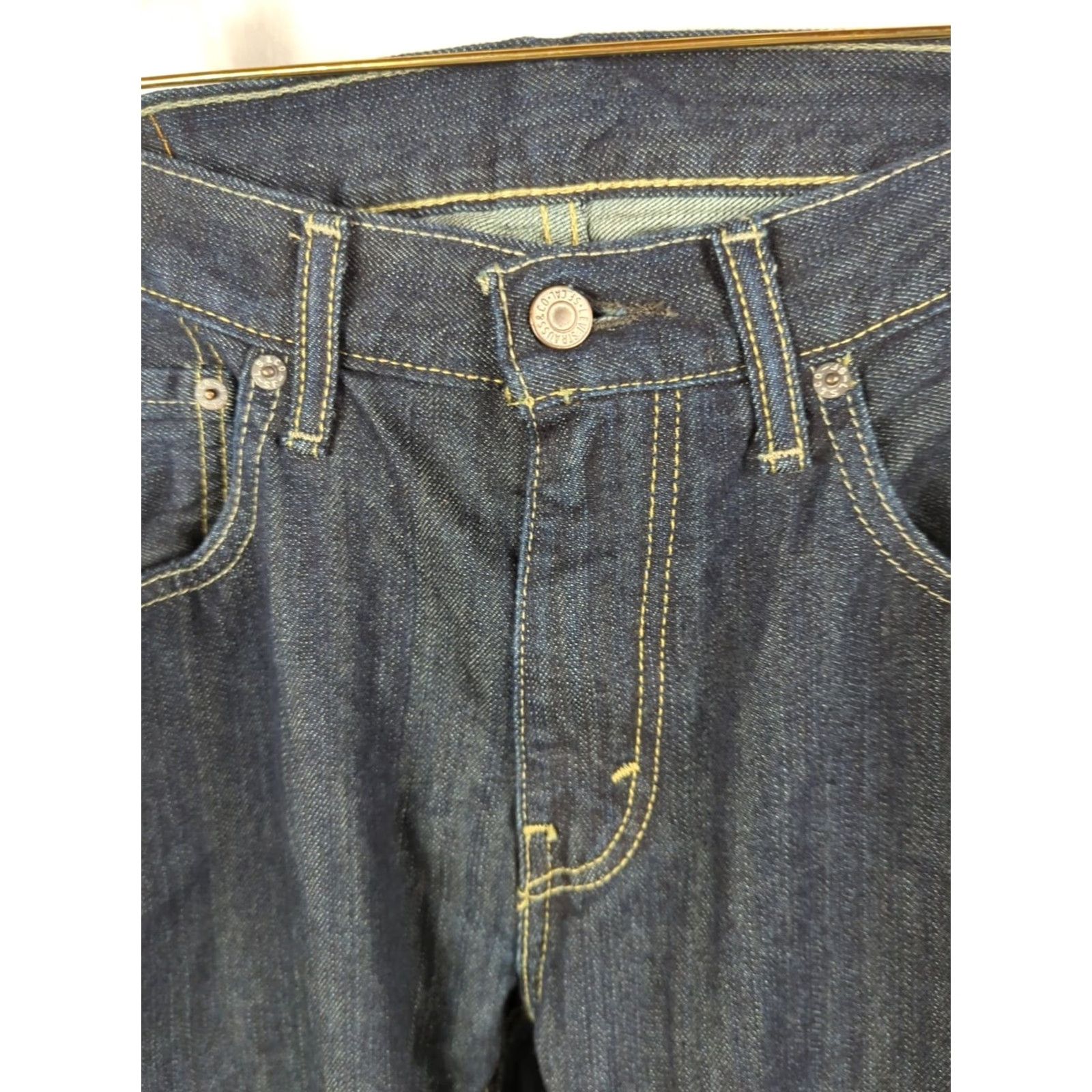 Levi's VINTAGE None Levi's Jeans 559 31x32 Blue Denim Straight 5-Pocket Regular Mens Pants Dark Wash Blue Jeans Size US 31 - 2 Thumbnail