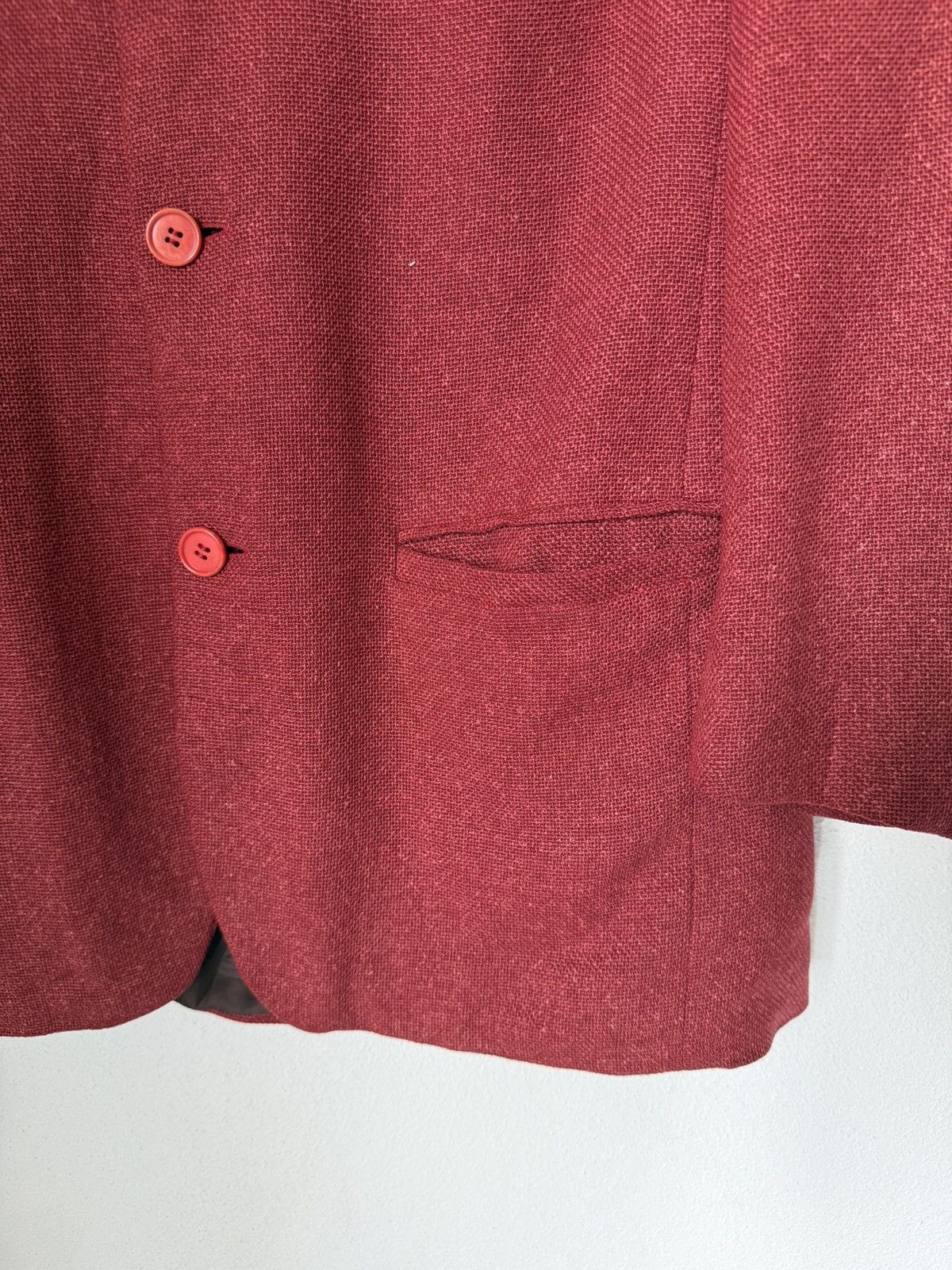 Versace Vintage Versace Blazer in Red Timeless Milanese Elegance Size US M / EU 48-50 / 2 - 4 Thumbnail