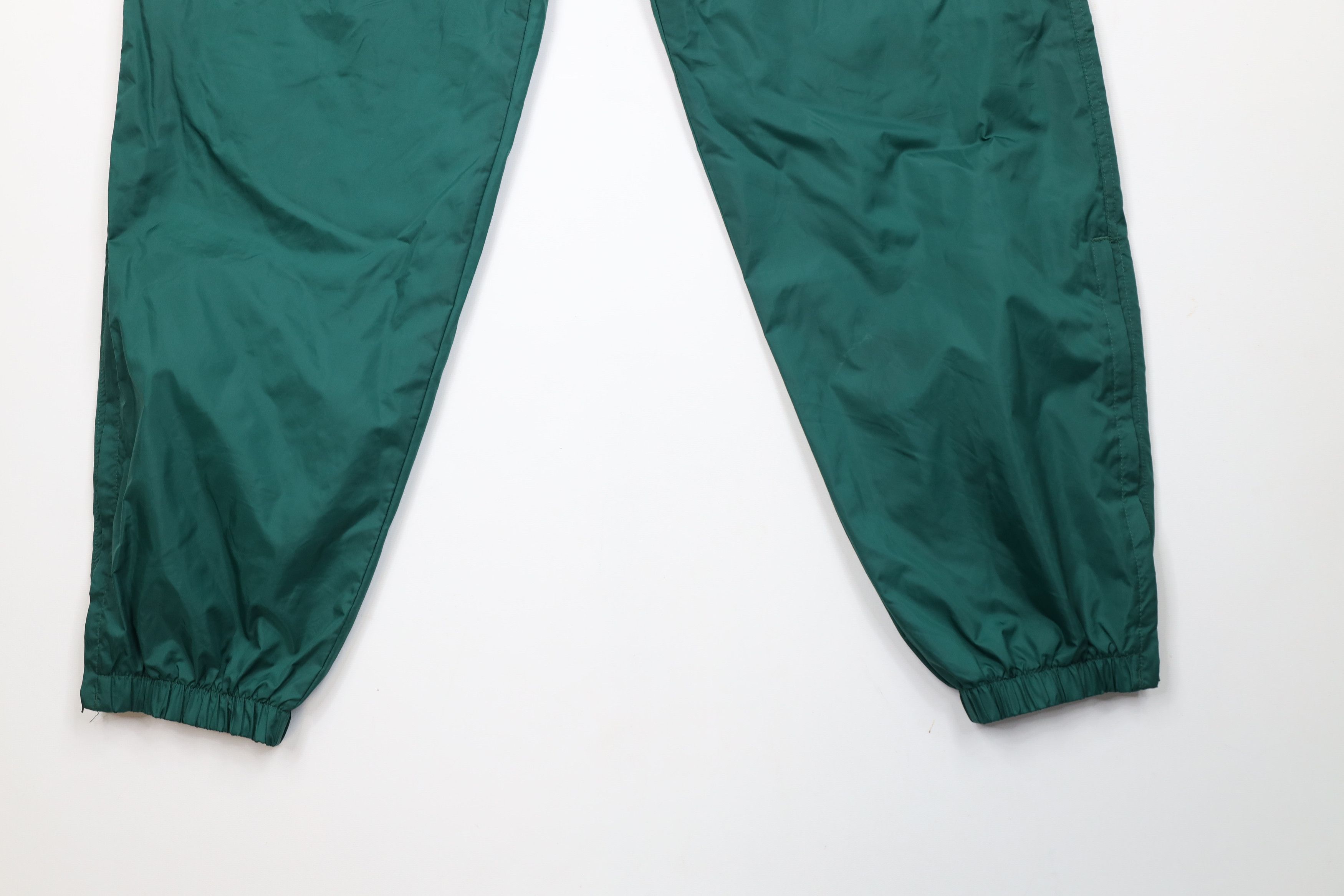 Adidas × Vintage Vintage 90s Adidas Nylon Windbreaker Jogger Pants Green Size US 36 / EU 52 - 4 Thumbnail