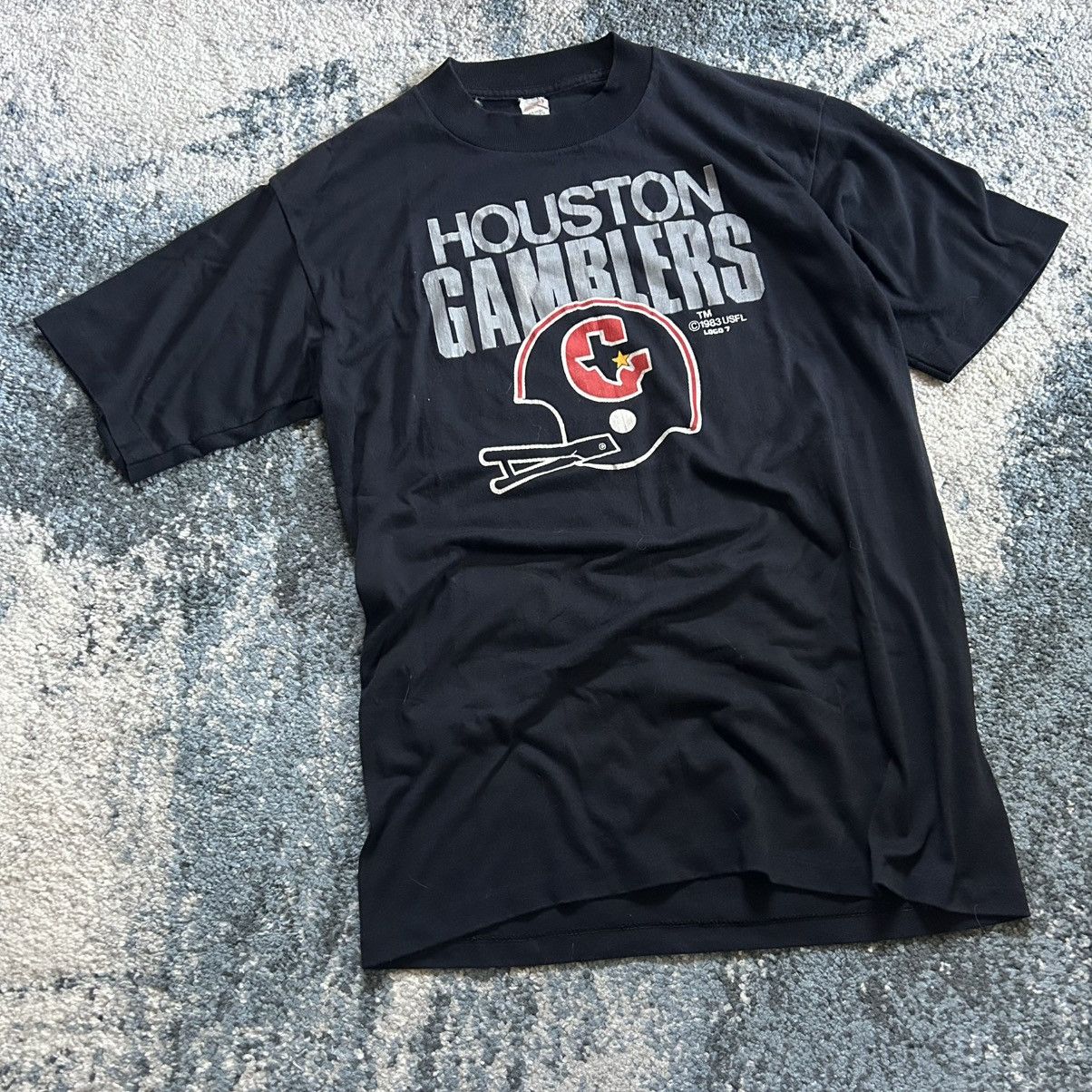 Keds 1983 USFL HEAVYWEiGHT HOUSTON GAMBLERS KEDSCO SiNGLE STiTCH Size US M / EU 48-50 / 2 - 13 Thumbnail