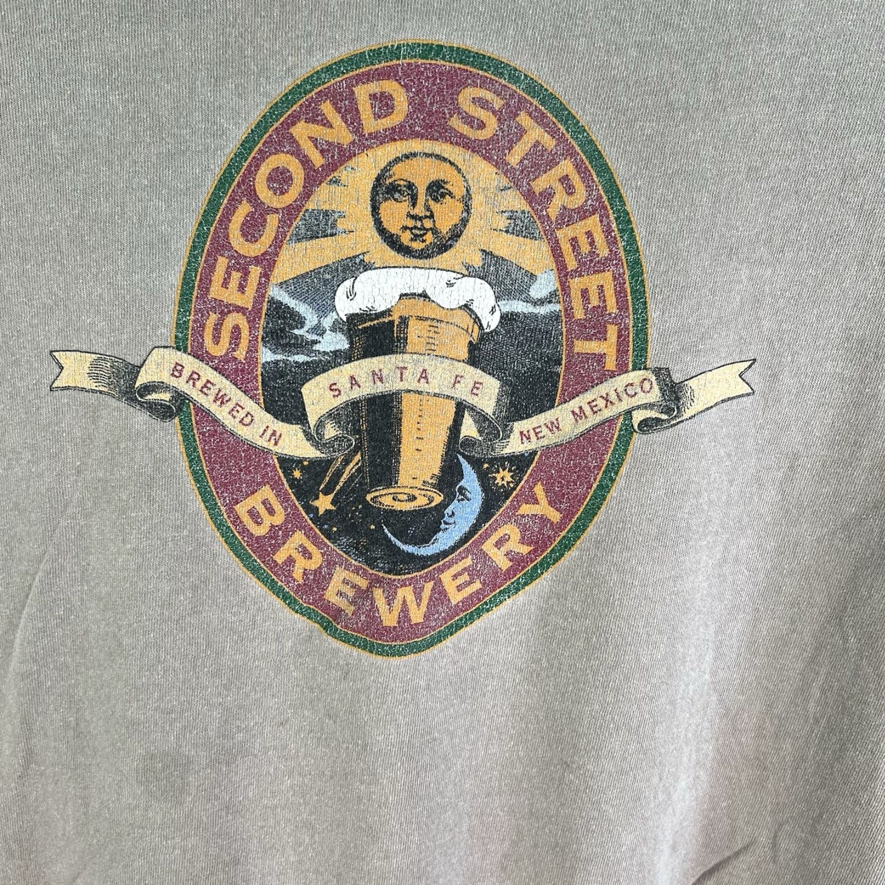 Anvil VINTAGE Anvil T-Shirt Santa Fe NM Men XL Beige Beer TV Shows Friends Adventure Time 2000s Size US XL / EU 56 / 4 - 2 Thumbnail