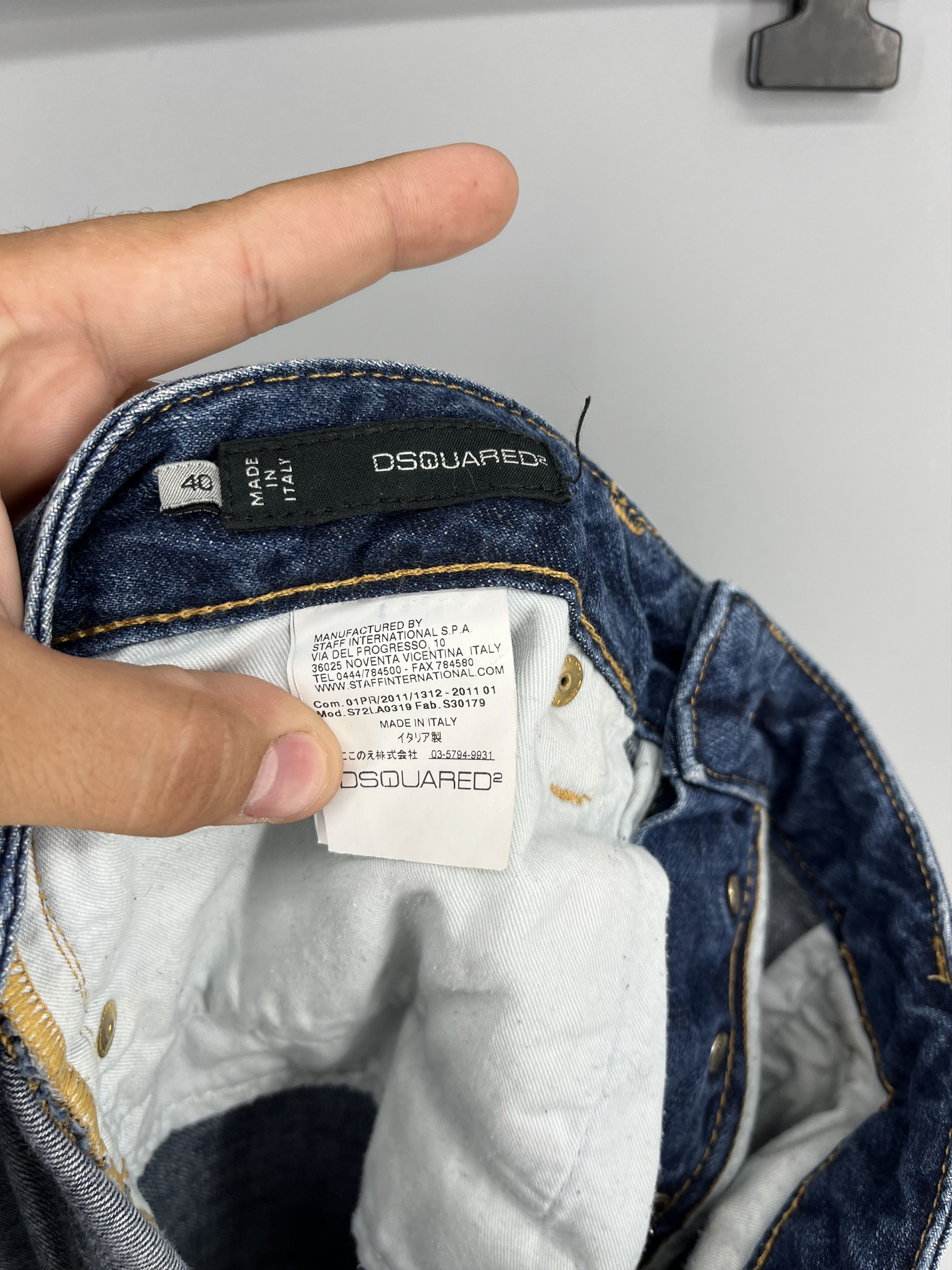 Dsquared2 Vintage Dsquared2 Jeans Denim Skinny Fit Luxary Style Size US 28 / EU 44 - 13 Thumbnail