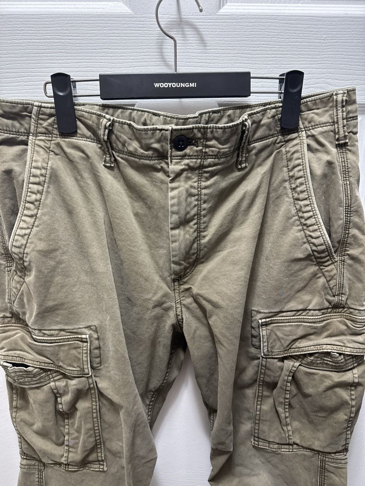 Gap Gap Vintage Cargo Carpender Pocket Pants Paint Beige Size US 36 / EU 52 - 2 Thumbnail