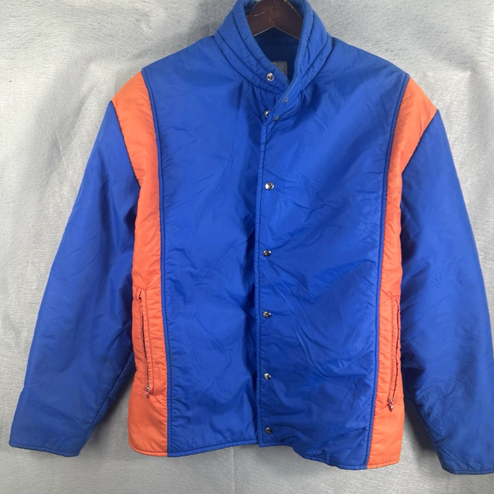 Etro VINTAGE Roffe Skiwear Jacket Mens L Blue Nylon Softshell Windbreaker Retro 90s Mens L Jacket Size US L / EU 52-54 / 3 - 2 Thumbnail