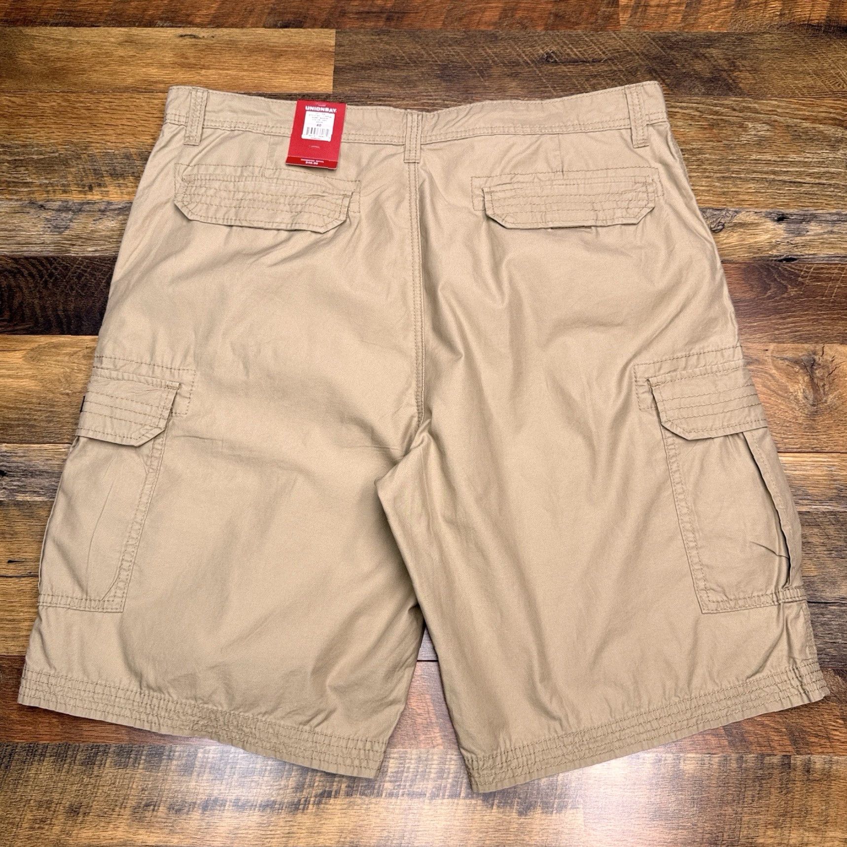Vintage Union Bay Vintage Cargo Shorts Mens 40 Grain Mason New Size US 40 / EU 56 - 2 Thumbnail