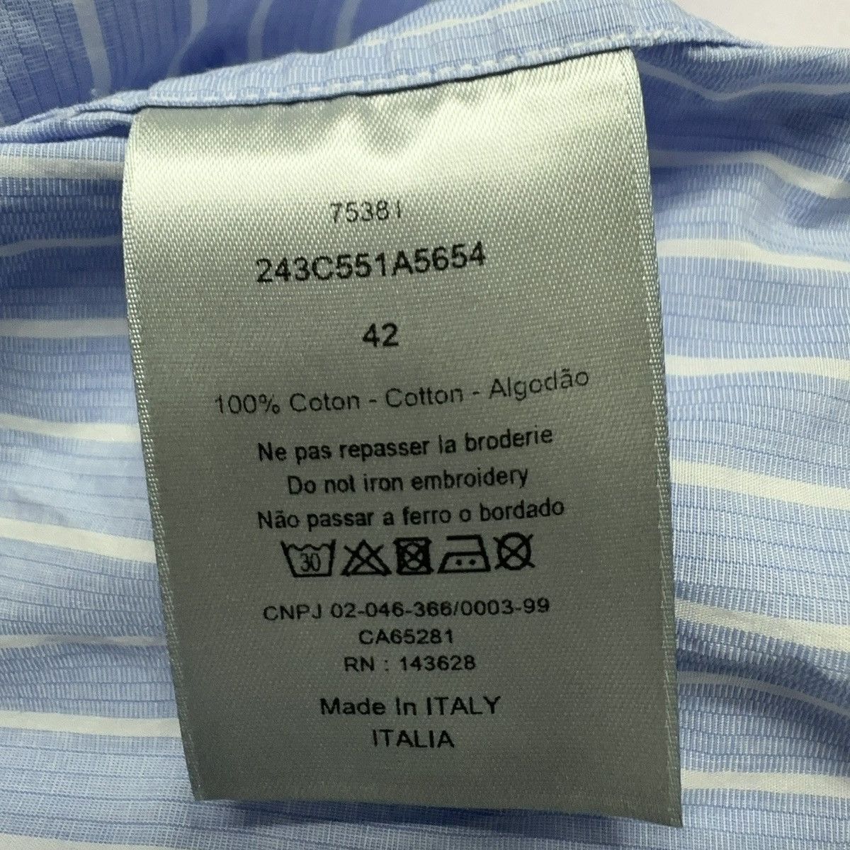 Dior DIOR FW22 OVERSIZED CHRISTIAN DIOR COUTURE SHIRT Size US M / EU 48-50 / 2 - 6 Thumbnail
