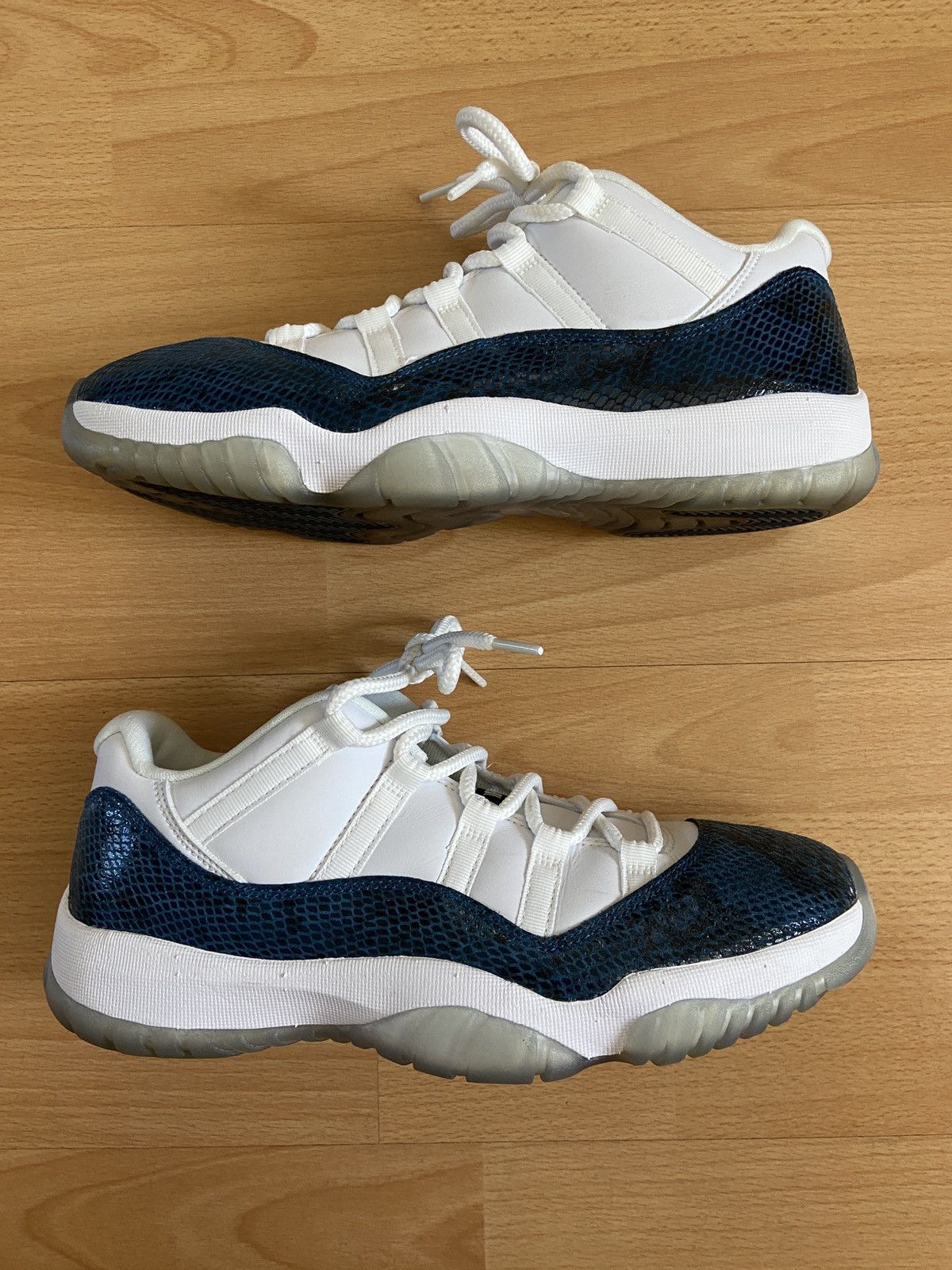 Jordan Brand × Nike Air Jordan 11 Retro Low ‘Navy Snakeskin’ Size US 10 / EU 43 - 1 Thumbnail