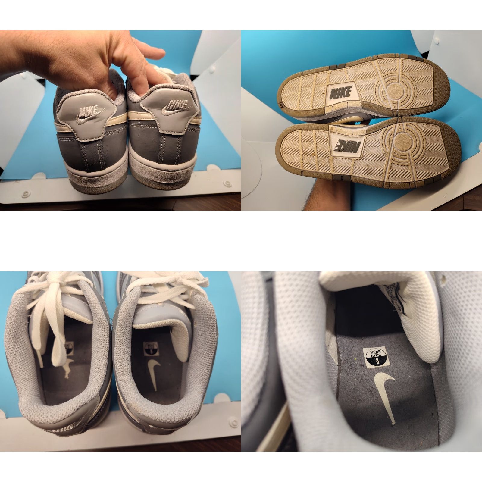 Nike Nike Air Prestige III 386114-013 Mens Low Top Sneakers Shoes Size 8 Gray 2010 Size US M / EU 48-50 / 2 - 8 Thumbnail