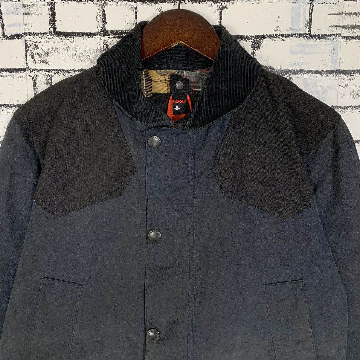 Barbour × Vintage Vintage Luxury Brand Barbour Jack Spade Tartan Light Jacket Size US S / EU 44-46 / 1 - 2 Thumbnail