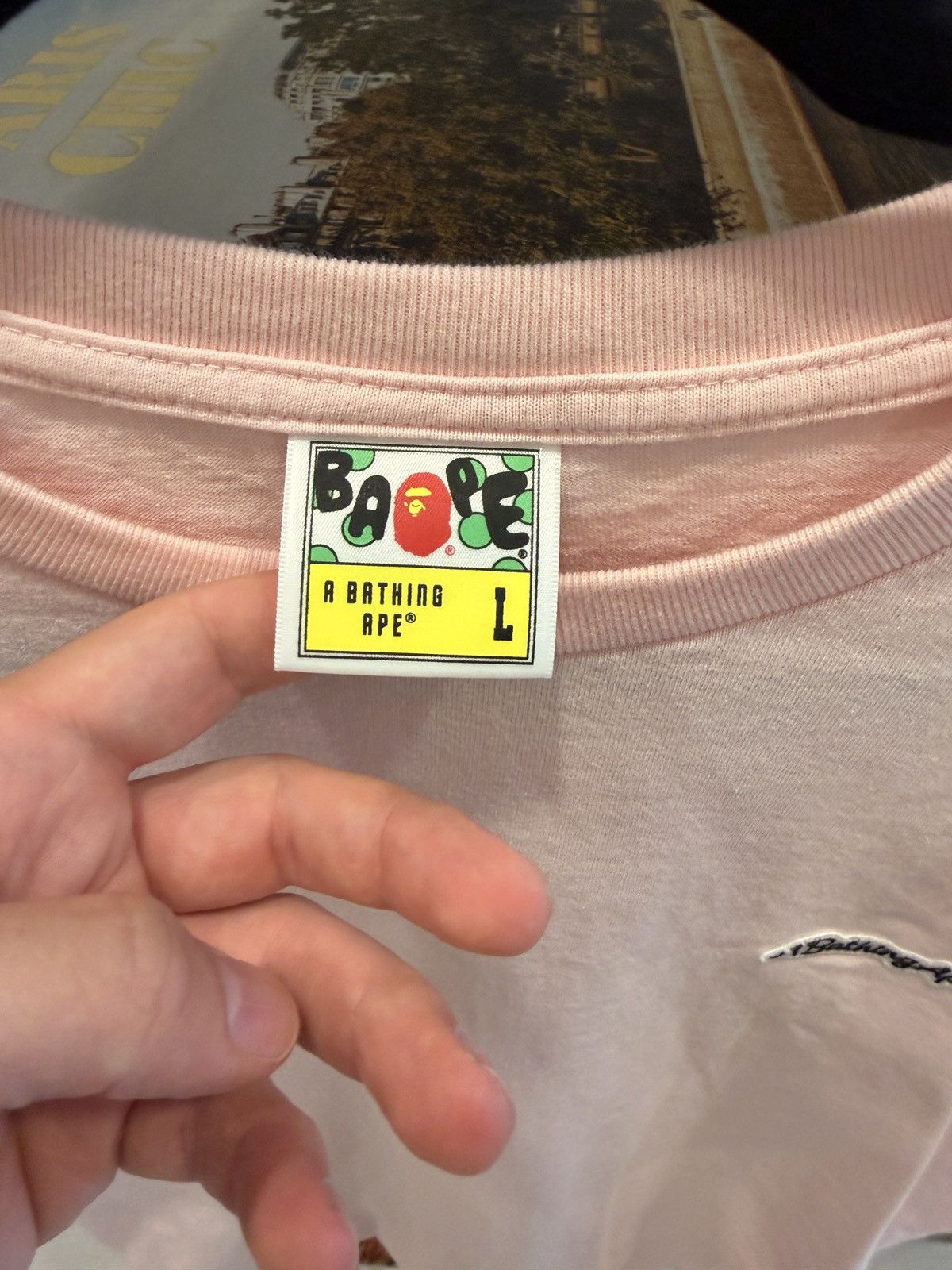 Bape Bape A Bathing Ape logo tee Size US L / EU 52-54 / 3 - 2 Thumbnail