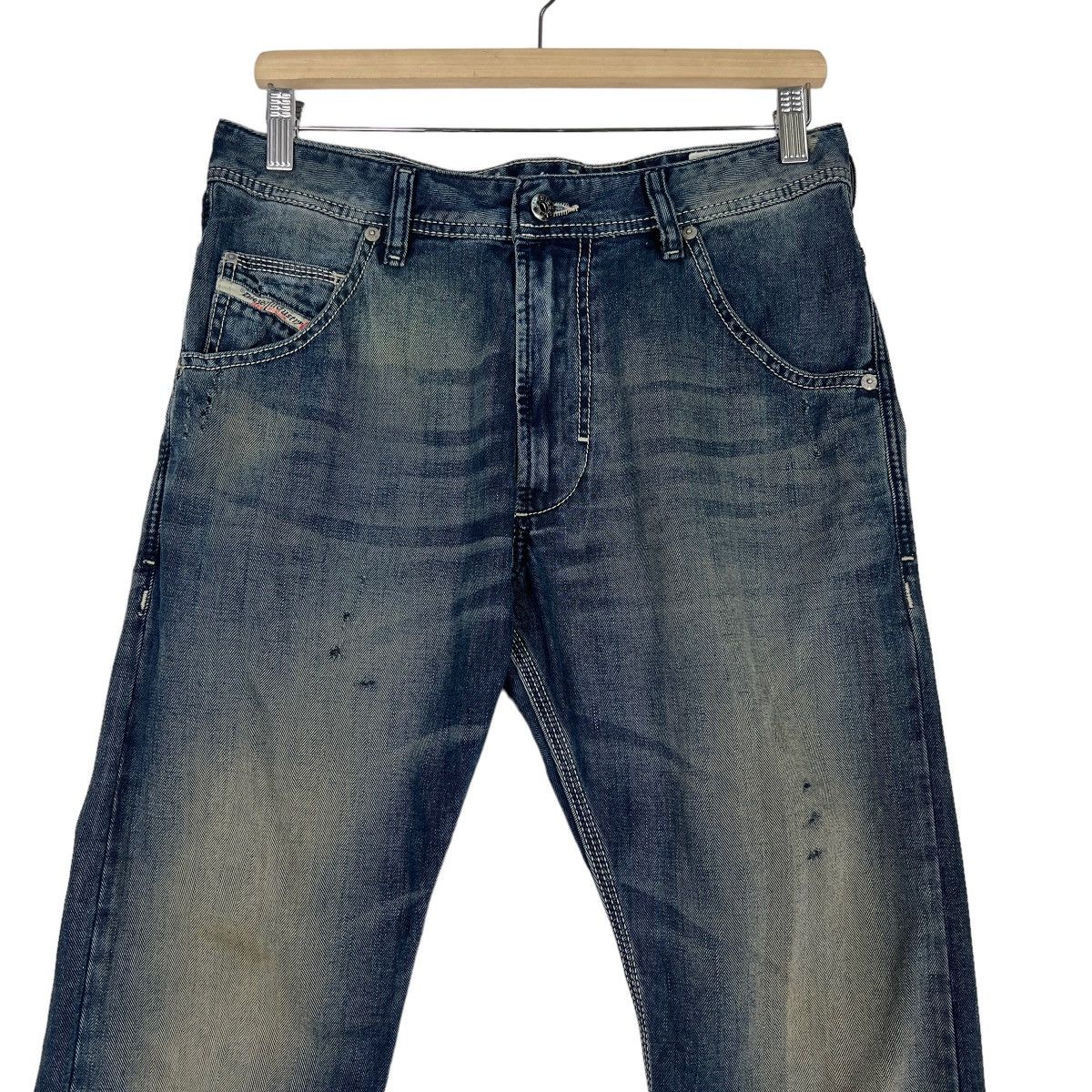 Diesel 🔥 DIESEL DYED WASH KROOLEY REGULAR SLIM CARROT Size US 30 / EU 46 - 3 Thumbnail