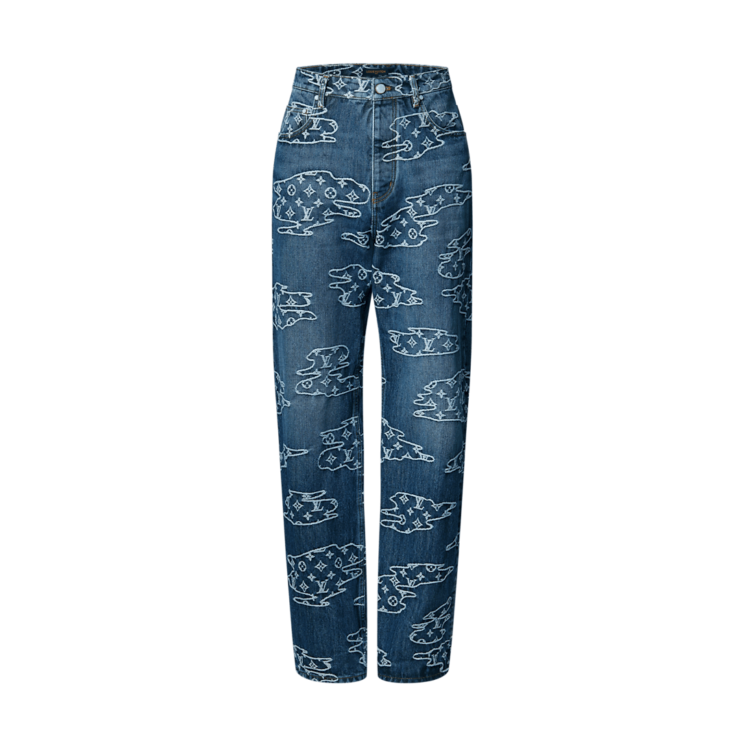 Louis Vuitton Monogram Denim Skate Trousers Size US 36 / EU 52 - 1 Thumbnail