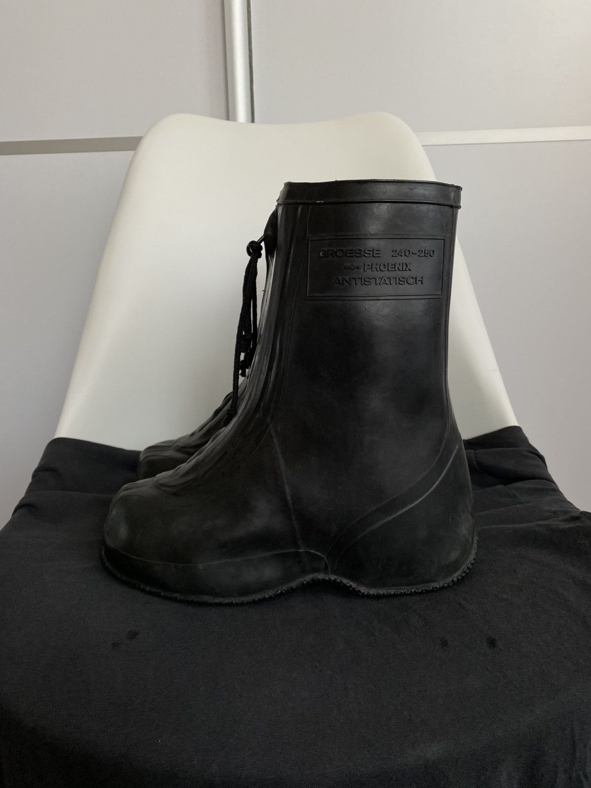 Other Avant Garde Vintage 80s Military Waterproof Boots Size US 12 / EU 45 - 5 Thumbnail
