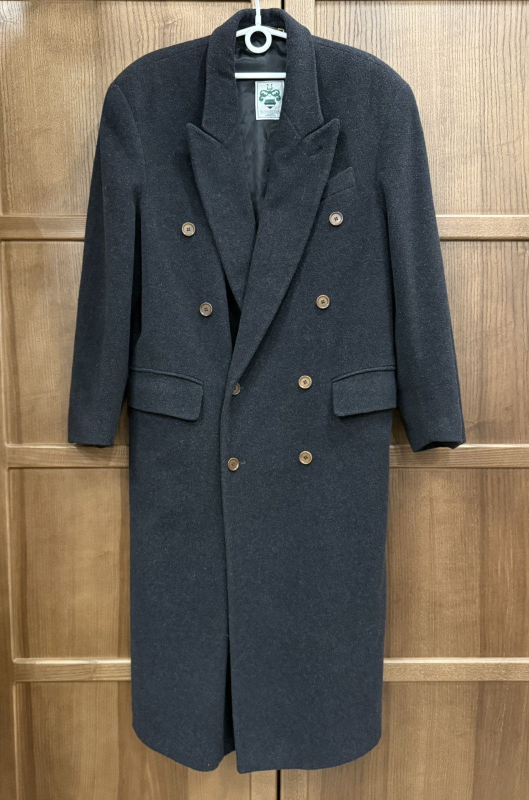 Schneiders Vintage Schneiders Salzburg Gray Wool Cashmere Double Coat Size US M / EU 48-50 / 2 - 1 Thumbnail