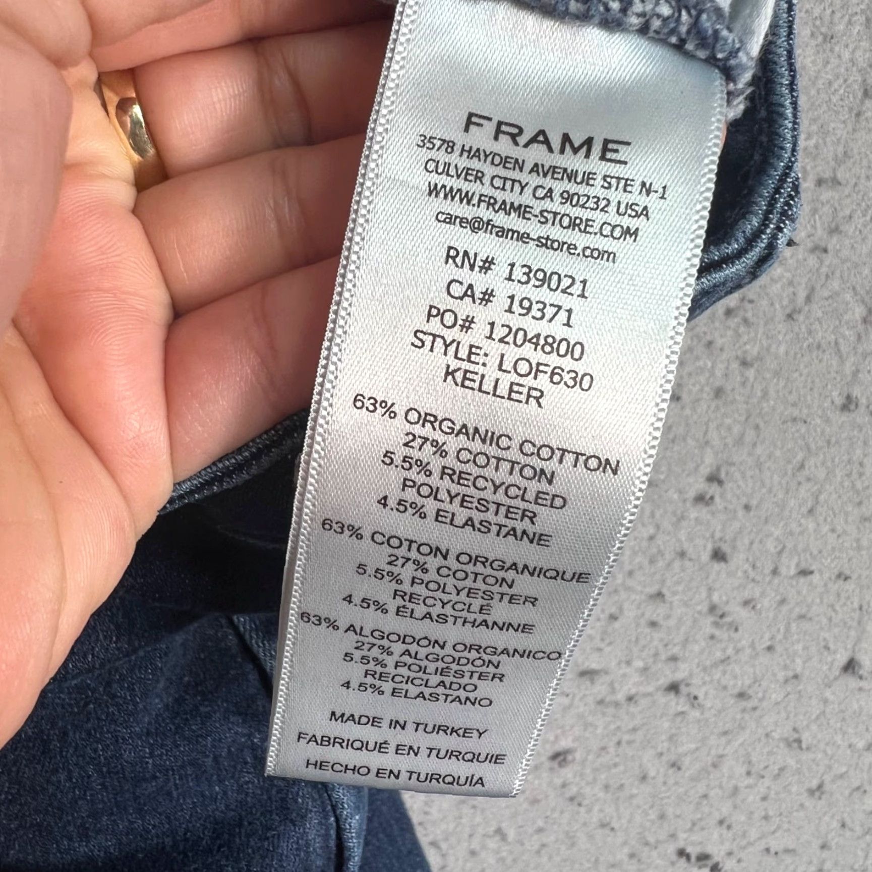 Frame FRAME Jeans Size 2 Flare Denim Blue Cotton Blend Women's Regular Inseam 29 Pockets 5-Vintage No Nylon? (Note: avoid adding info not in original) Size 26" / US 2 / IT 38 - 5 Thumbnail