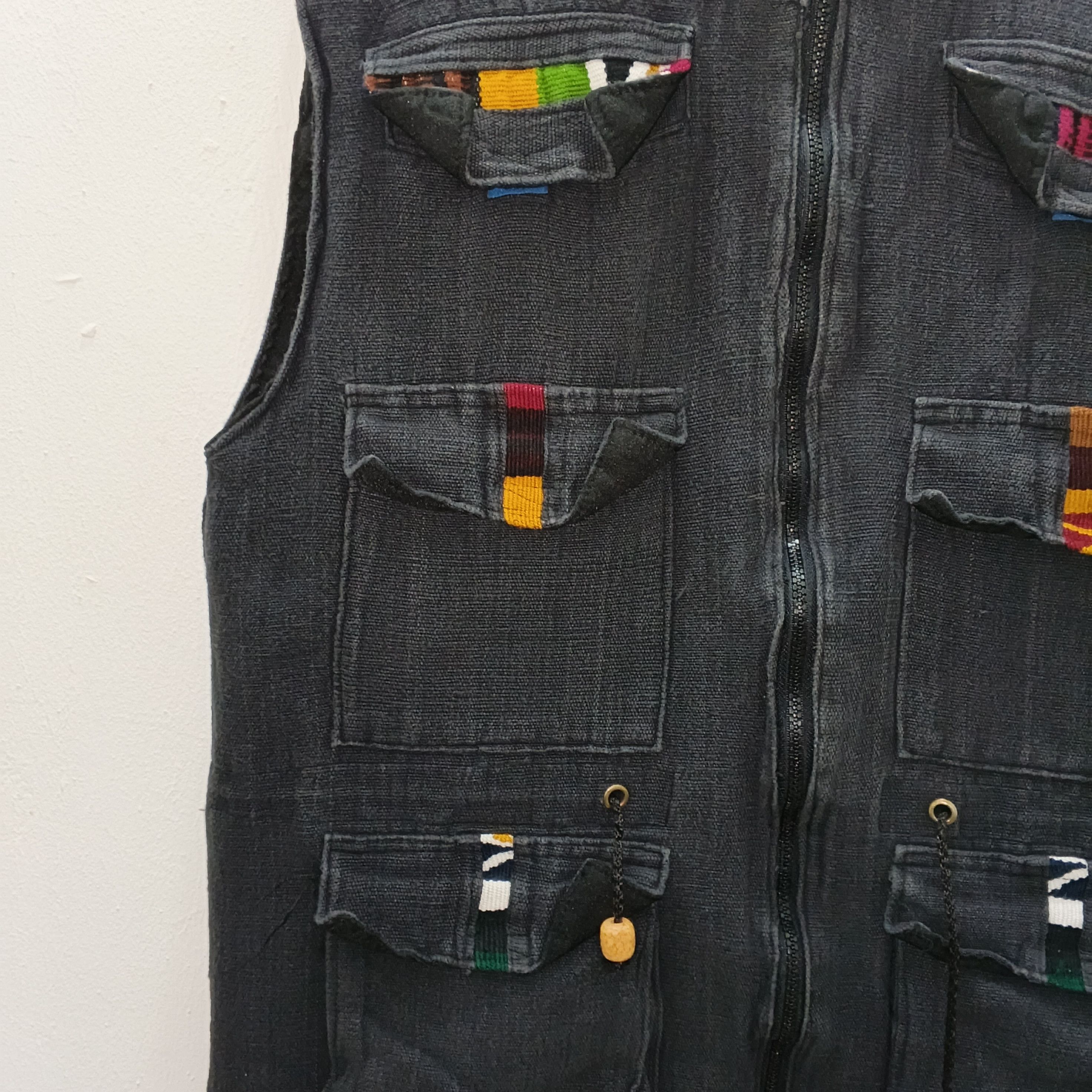 Vintage Vintage 80's Guatamelan Mexican Tactical Vest Jacket Size L Size US L / EU 52-54 / 3 - 5 Thumbnail